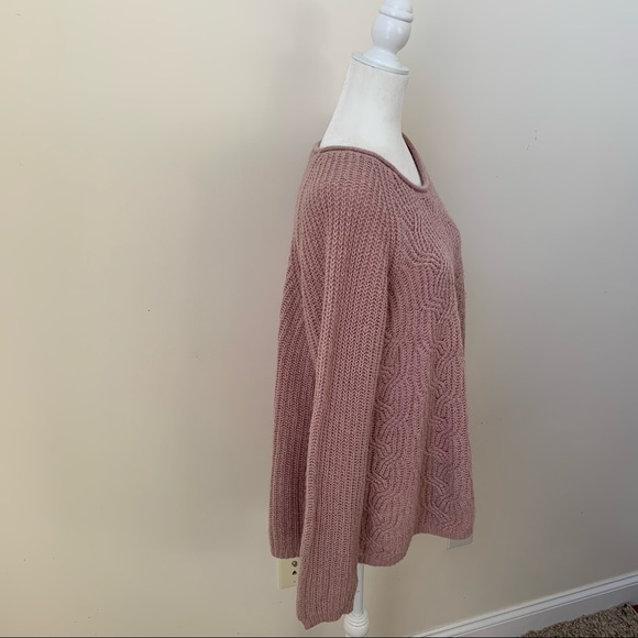 Sonoma Light Pink Knit Raglan Oversized Sweater - Picture 5 of 7